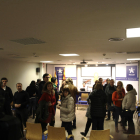 Imagen de la reunión del PDeCAT que se celebró el jueves en la sede del partido en Lleida. 