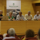 Un moment de la presentació de la quinzena edició del Seminari de Postgrau Cervera-Jordà.