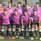 Formació inicial amb què el Lleida va jugar dissabte passat la Copa Catalunya a Ascó.
