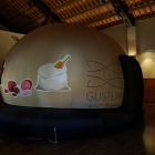 La cúpula Gustum puede dar cabida a un máximo de 30 alumnos.