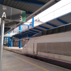 L’AVE Madrid-Marsella avariat, ahir a la tarda a l’estació de Lleida-Pirineus.