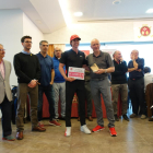 Pep Anglès va rebre un premi de mil euros pel seu triomf en la classificació de professionals.