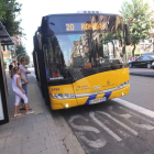 Imagen de archivo de un autobús urbano de Lleida.