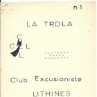 El número 1 de ‘La Trola’, una revista juvenil de Tremp de 1953 con un poema de un Rossell adolescente.