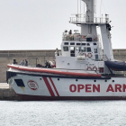 Imagen del barco Open Arms en el puerto de Palma. 