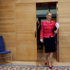 Imatge de Cristina Cifuentes en un dels últims actes encara com a presidenta madrilenya.