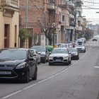 Imatge actual de l’avinguda Jaume Mestres, una via molt freqüentada.