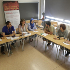 La asamblea territorial de Ampas de Lleida se celebró ayer en el colegio de La Mitjana.