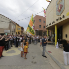 Familiares de Junqueras y Serret se desplazaron a Torrelameu y recibieron una cálida bienvenida.