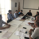 Reunió ahir de la Junta Local de Seguretat d’Alcarràs, sense la presència de la Guàrdia Civil.