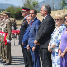 Imatges de la jura de bandera a Talarn