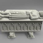Cecília de Foix és en un sepulcre doble.