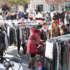 Una vista del Mercat de les Rebaixes de la Zona Alta aquest matí.