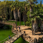 Vistas del Parc Samà, que tiene 14 hectáreas y fue fundado a finales del siglo XIX por Salvador Samà. 