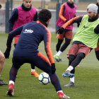 El equipo volvió ayer a los entrenamientos tras disputar el miércoles la Supercopa en Lleida.