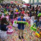 Els nens participants a la festa del Corpus a Guissona.