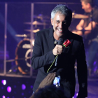 El cantant Sergio Dalma, en la seua última actuació al teatre lleidatà, el febrer del 2015.