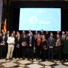 Los galardonados con los Premis Nacionals de Comunicació 2018.
