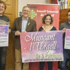 Presentació ahir a Tàrrega del primer cicle ‘Musicant l’Urgell’, organitzat pel consell comarcal.