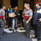 Imagen del registro policial del pasado 2 de octubre en la Diputación.