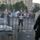 Violentas protestas en Rumanía