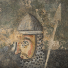 Detall d’aquestes pintures, de finals de l’XI i principis del XII.