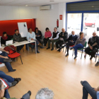 La asamblea tuvo lugar en las oficinas del Comú en Lleida. 