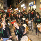 El grupo de percusión Bombollers animó la rúa.