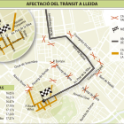 La Vuelta ya corta calles de Lleida