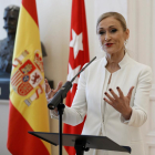 L’expresidenta madrilenya, Cristina Cifuentes, que va dimitir per l’escàndol del màster.
