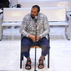 Abdeljalil Ait El Kaid en la sala de vistas de la Audiència Nacional.