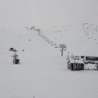 Imatge de la neu que s’acumulava la setmana passada a l’estació de Boí Taüll.