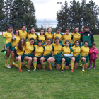 La plantilla del Inef Lleida Rugby femenino.
