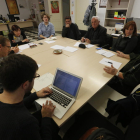 Mesa de debate para aportar ideas al Pla Estratègic de la Cultura de Lleida. 