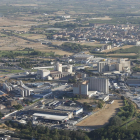 Imatge aèria del polígon industrial El Segre a Lleida.