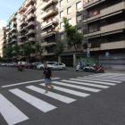 El nuevo paso de peatones en la calle Humbert Torres.