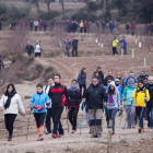 La cuarta Marxa de la Boira, celebrada ayer por la mañana en Tàrrega y alrededores, contó con una inscripción de 800 participantes en dos circuitos a elegir de 10 y 24 km.