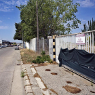 El polígono industrial de Cervera, donde estaba L’Agudana.