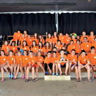 La selecció de Lleida de natació, segona a la final de delegacions