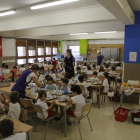Imatge del setembre passat del menjador de l’Escola Alba.