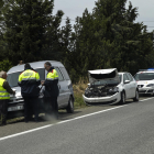 L’N-240 a Lleida va registrar ahir un altre accident, però sense ferits.