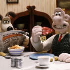 Fotogrames de ‘Wallace & Gromit’ de Peter Lord i de ‘Gymnasia’ del duo canadenc Chris Lavis i Maciek Szczerbowski.