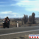 Imatge de la moto a 188 km/h captada dilluns a les 12.52 hores pel radar dels Mossos.