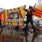 Los CDR impiden una manifestación en defensa del castellano en Barcelona