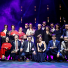 Foto de familia de los premiados en la gala de la Unión de Actores.