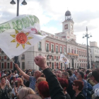 La concentración en Madrid discurrió en un ambiente festivo y reivindicativo.