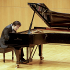 Concert de piano del jove sud-coreà Minjae Back, ahir a la setmana cultural del Conservatori.