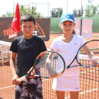 Pol Puig y Neus Torné durante el torneo.