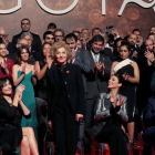 Marisa Paredes, Goya d’Honor, es va emportar un dels grans aplaudiments de la festa de nominats.