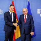 Juncker trasllada a Sánchez la impressió positiva dels pressupostos espanyols